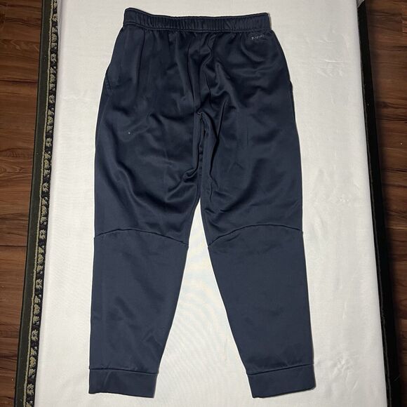 Nike Joggers Blue Men’s Large DriFit Fleece Pants Athletic Gym Big Swoosh - Picture 4 of 8